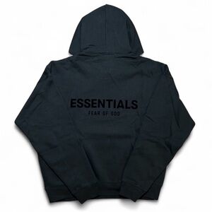 Essentials Fear of God Men’s Black Stretch Limo Hoodie size LARGE